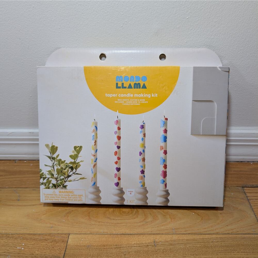 Mondo Llama Taper Candle Decorating Craft Kit